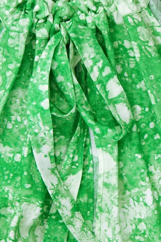 Abito lungo tie and dye - Verde
