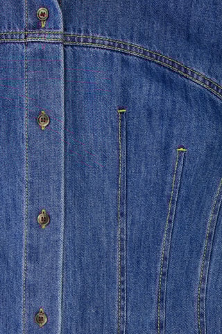 Abito a camicia in jeans - Blu