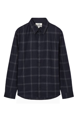 Camicia in lana - Blu