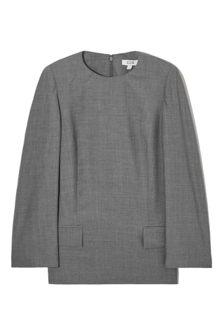 Blusa in lana - Grigio