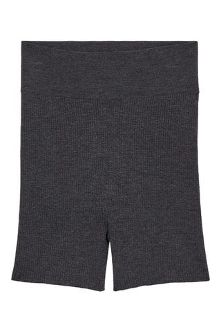 Shorts in lana - Grigio scuro