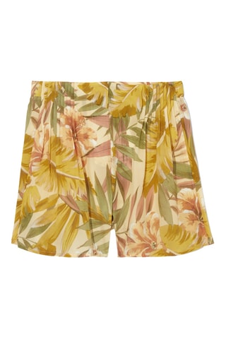 Shorts in seta - Giallo