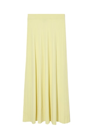 Gonna plissé - Giallo