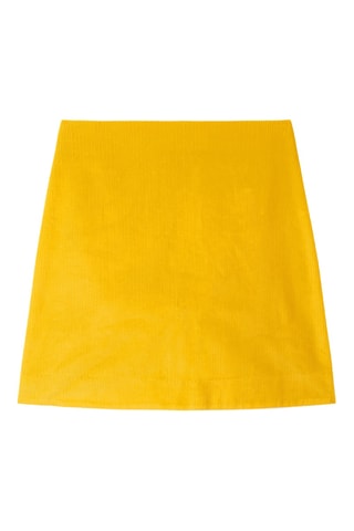 Gonna taglio dritto - Giallo