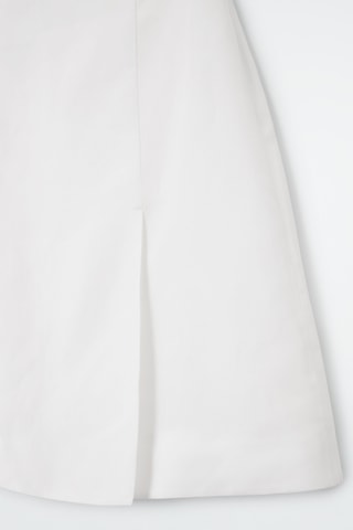 Gonna taglio dritto - Bianco