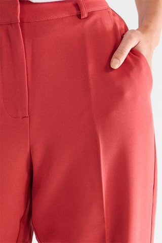 Pantalon - Rouge brique