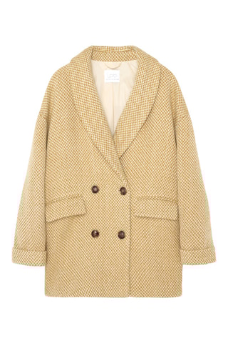 Manteau en laine - Ocre