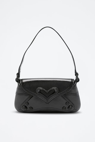 Borsa a mano in pelle - Nero