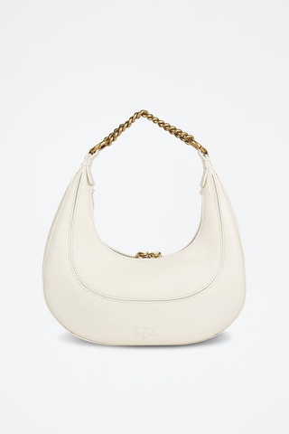 Borsa a spalla in pelle - Bianco