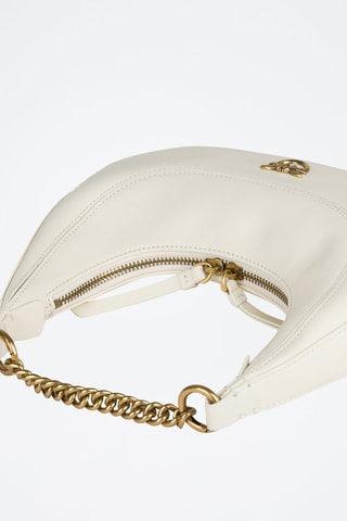 Borsa a spalla in pelle - Bianco