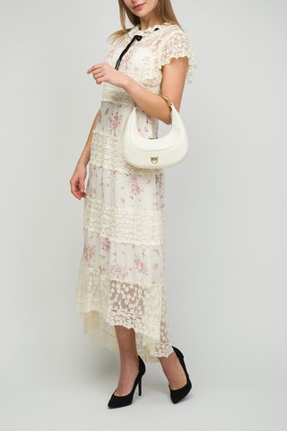 Borsa a spalla in pelle - Bianco