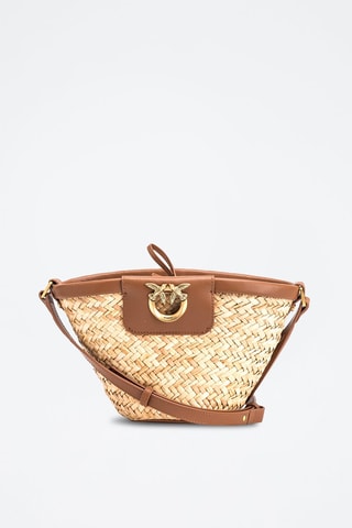 Borsa a tracolla in pelle - Marrone