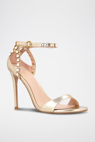 Sandali in pelle - Dorato