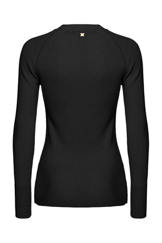 Maglia in lana e cashmere - Nero