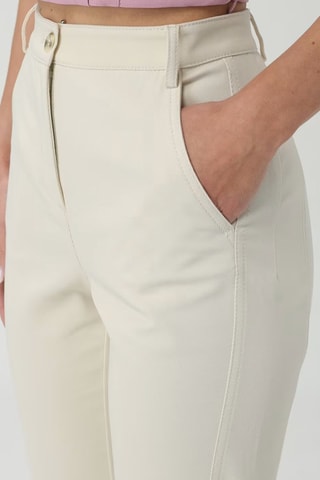 Pantaloni a vita alta - Bianco
