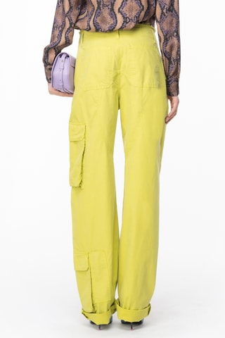 Pantaloni cargo - Giallo