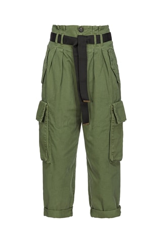 Pantaloni cargo - Verde kaki