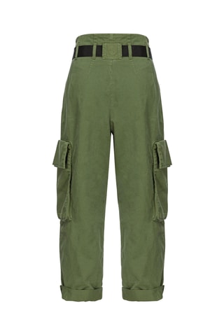 Pantaloni cargo - Verde kaki