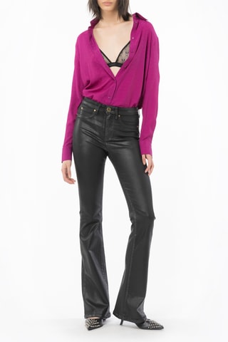 Pantaloni flare - Nero