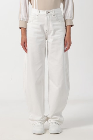 Jeans wide legs - Bianco