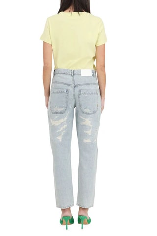 Jeans chino 7/8 - Blu