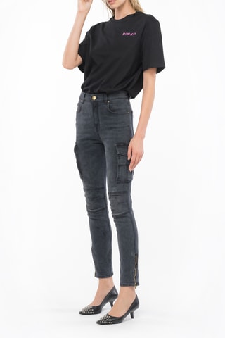 Jeans cargo - Grigio scuro