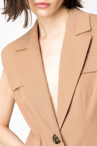 Giacca senza maniche - Beige