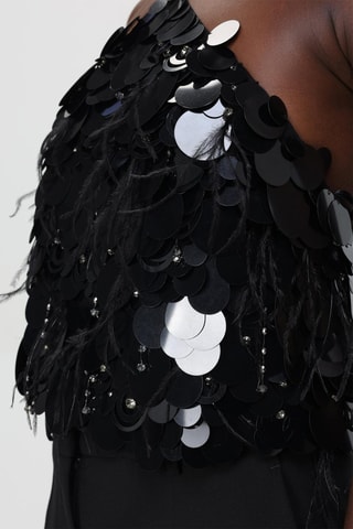 Top senza maniche - Nero