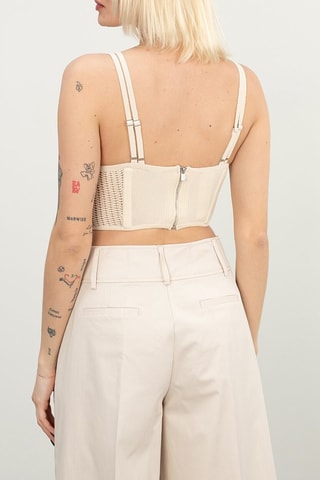 Top senza maniche - Beige