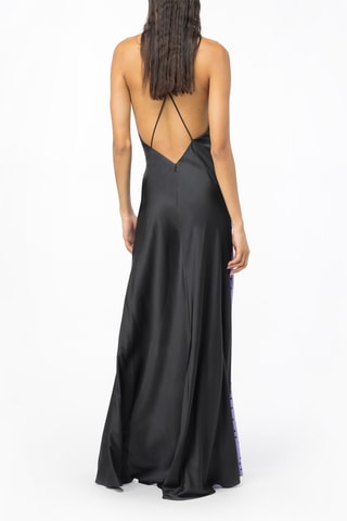 Vestido comprido sem mangas - Preto