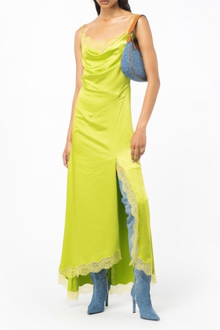 Abito lungo senza maniche - Anice