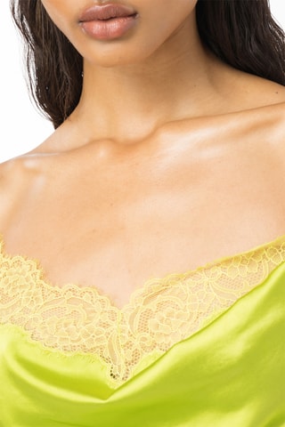 Abito lungo senza maniche - Anice