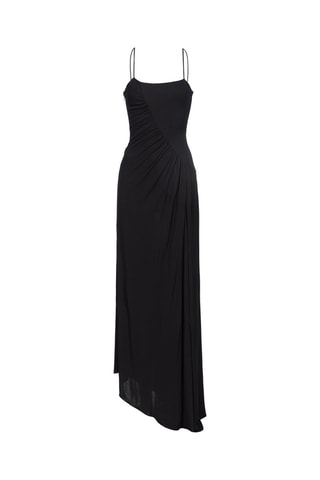 Abito lungo senza maniche - Nero