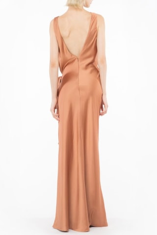 Vestido comprido - Castanho