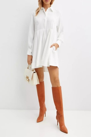 Abito a camicia - Bianco