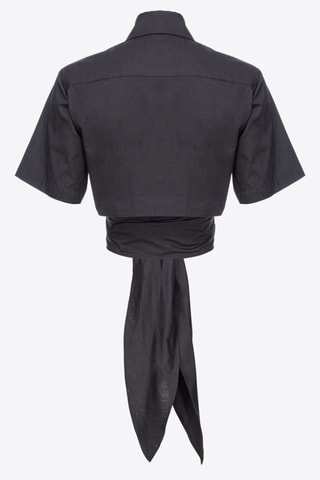 Camicia annodata - Nero