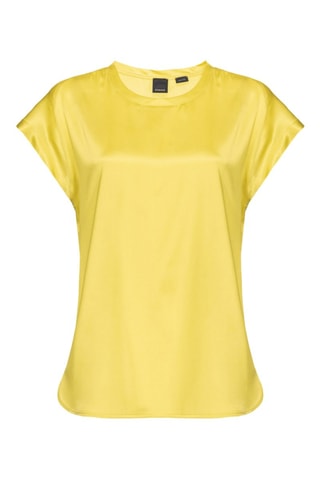 Blusa in seta - Giallo