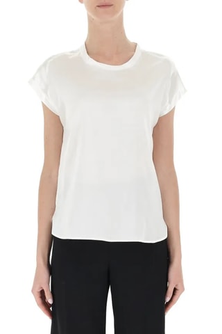 Blusa in seta - Bianco