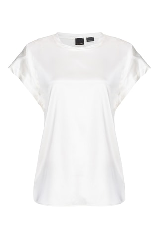 Blusa in seta - Bianco