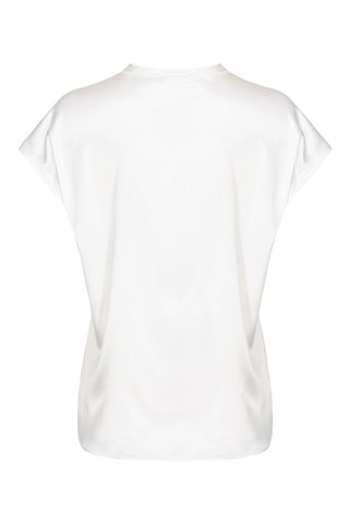 Blusa in seta - Bianco