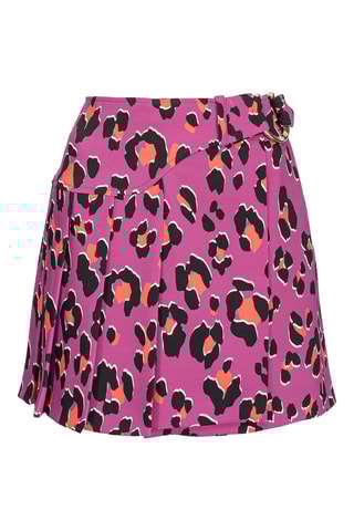 Gonna a portafoglio plissé - Viola