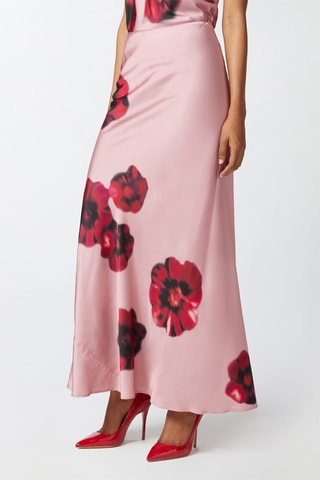 Saia comprida - Rosa