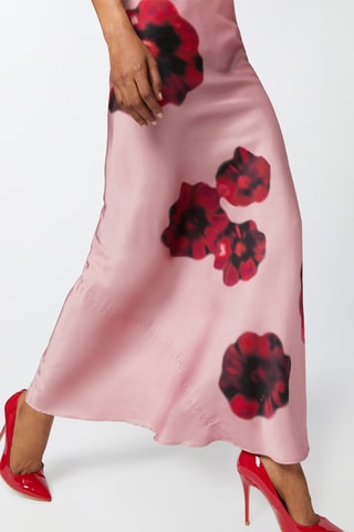 Saia comprida - Rosa