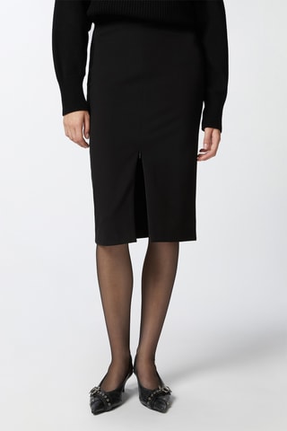 Gonna a tubino midi  - Nero
