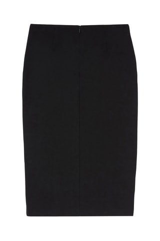 Gonna a tubino midi  - Nero