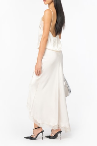 Saia traçada comprida - Cru