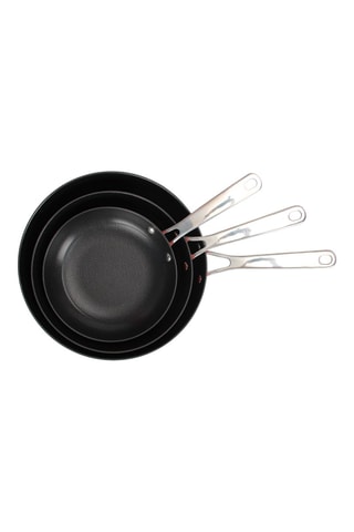 3 Gietijzeren Koekenpannen AirIron - 20/24/28 cm