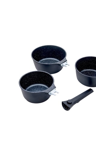 3 Steelpannen Alizée - 16/18/20 cm