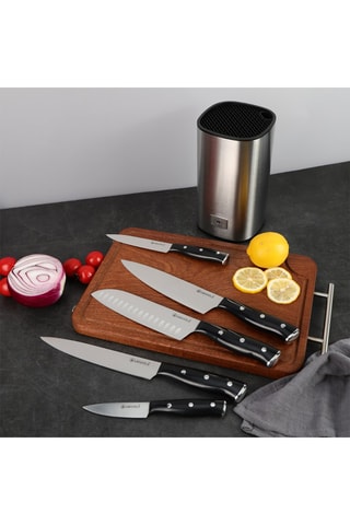 Blocco 5 coltelli in acciaio inossidabile Gleam