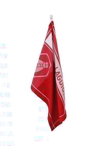 3 strofinacci in cotone Egiziano Collection Miel - Rosso 